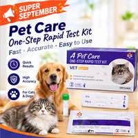 Kits de test sanguin rapide pour chats, soins des animaux de compagnie, tests vétérinaires rapides pour chats