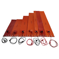 Chauffe-tuyau électrique flexible en silicone personnalisé 12V 24V 220V pour tuyaux de drainage