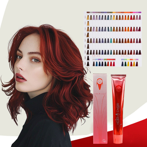 Crema Colorante per Capelli Premium 80ml di Design Cinese, <span class=keywords><strong>Permanente</strong></span> a Basso Contenuto di <span class=keywords><strong>Ammoniaca</strong></span>, Copre i Capelli Grigi, Uso Professionale alla Moda - Product Image 4