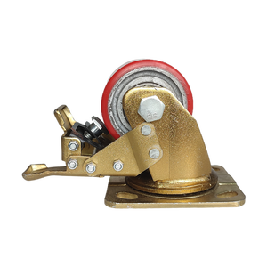 Weihang casteiro, roda rotatória de 3 polegadas estilo europeu resistente de alta qualidade industrial castor de uretano - Product Image 4