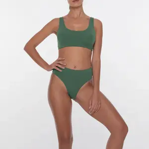 Ensemble de maillot de bain pour femmes, Logo OEM, conception douanière, ensemble de bikini, vêtements de plage pour l'été, vente en gros