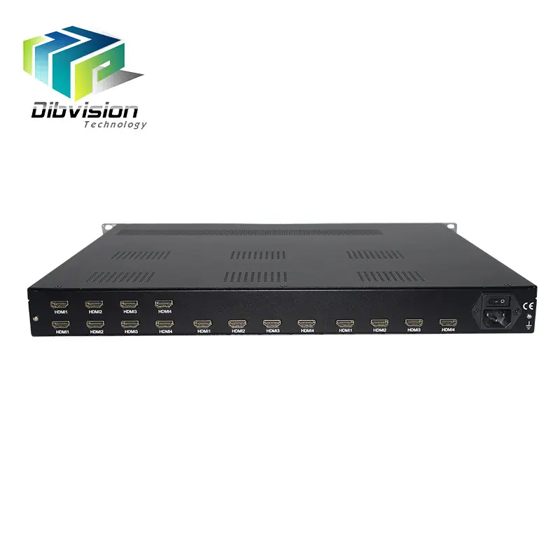 24CH HD-MI H.264 HD Encodeur IP ASI vidéo Multiplexeur hevc pour dvb-t2 transmission sans fil