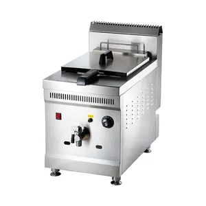 Commercial Deep With Propane Double Deep Gas Kitchen Fried Chicken Fryer