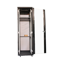 Rak Server Studio Standar Hitam 19 Inch 45U Standar Internasional Spot Wholesale Floor Dengan Kualitas Pabrik Terbaru