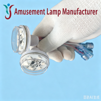 Lampes à pixels de 45 mm, lumières LED programmables en forme de champignon pour parc d'attractions, type roue de Ferris, type avion
