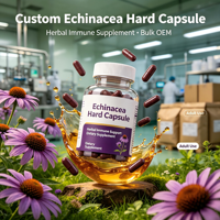 Capsules d'Échinacée Purpurea Premium – Extrait Herbal Naturel pour Adultes – Complément pour Améliorer l'Immunité – 5g – Vente en Gros
