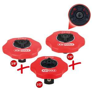 KS TOOLS-914,1215 Mini juego de carraca reversible manual, 1/4 ''+ 3/8'' + 1/2 ''(3 piezas)-EAN 4042146711545 RATCHETS 1/2" - Product Image 2