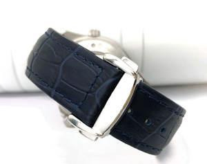 Correas de cuero de vaca de capa superior al por mayor, correas de reloj de cuero genuino con hebilla de mariposa para <span class=keywords><strong>Omega</strong></span> <span class=keywords><strong>Seamaster</strong></span> 18 20 22mm - Product Image 5