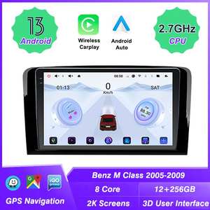 Autoradio Android Carplay 2K 12+256 Go 3D pour Mercedes Benz Classe <span class=keywords><strong>M</strong></span> ML W164 X164 ML350ML300 GL500 ML320 ML280 GL350 GL450 - Product Image 2