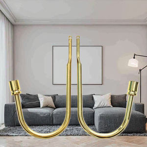 ستائر حديثة فاخرة على شكل حرف U تحمل الظهر تيباك سبائك الألومنيوم خطافات للاستخدام المنزلي أعمدة الستائر المسارات - Product Image 3