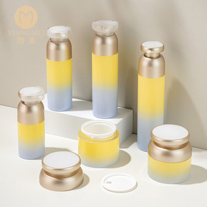 Xiangmei Acrylic Dome <b>Bottle</b> 50g Clip-on Cap Frost Surface Cosmetic Packaging For Creams Lotions Essences Serums - Product Image 2