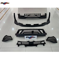 Kit de lèvres de pare-chocs avant en plastique PP de haute qualité, accessoires de jupes latérales pour Ford Mustang 2022+ style Shelby GT350 Bodykit
