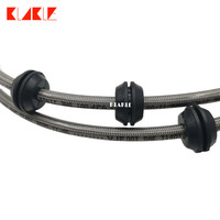KLAKLE Accessoires moto Tuyau d'huile tressé pour Peugeot 307 106 206 104