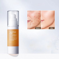Sérum visage acide salicylique action rapide bio niacinamide cicatrice hydratante avec palmitate de rétinyle et curcuma pour le vieillissement cutané
