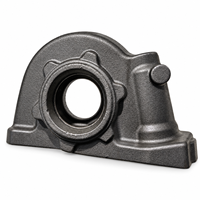 Boîtier principal de pompe hydraulique en fonte ductile OEM QT700-2 avec moulage au sable et usinage CNC pour systèmes hydrauliques de précision