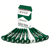 OEM&ODM Tees de golf en bois durables et écologiques, taille et couleur personnalisées, vente en gros avec support et emballage sur mesure