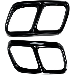 Sistema de escape para Mercedes-Benz Clase S S320 S350 S400 Clase R, plateado, juego de 2 piezas, metal - Product Image 1