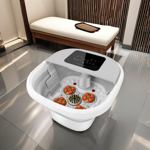 Cubo de baño de spa eléctrico plegable para pies Masajeador de pies conveniente <span class=keywords><strong>con</strong></span> características de relajación Premium - Product Image 2