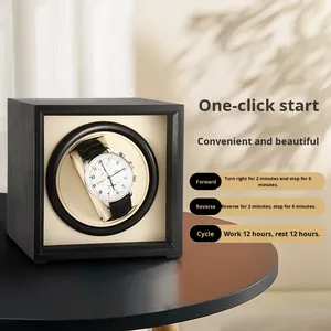 Caja de Almacenamiento Giratoria Automática Antimagnética para Relojes, Material de Madera, Modelo 1T110, para Uso Doméstico - Product Image 3