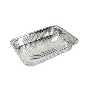 Vassoio di alluminio personalizzato per impieghi gravosi da 4 libbre usa e getta in fogli di alluminio contenitore per cottura oblungo in alluminio da 1900ml - Product Image 2