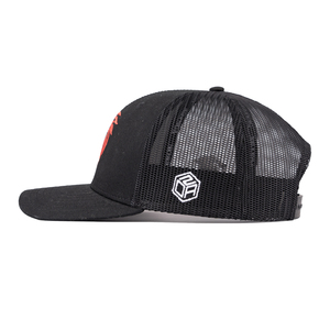 TCAP China <b>Hat</b> Cotton Twill Fabric <b>Flat</b> Embroidery Design Trucker <b>Hat</b> Custom Cap - Product Image 4