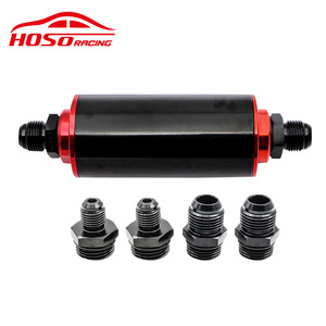 Filtro de Combustible Universal Hoso Racing de 50 mm de Aleación de Aluminio con Accesorios AN6 AN8 AN10 para Modificación Automotriz - Product Image 5