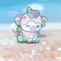 Badge métallique plaqué arc-en-ciel à prix d'usine, design mignon de vache personnalisé, épinglette en émail souple scintillante avec époxy
