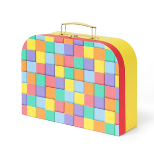 Tùy chỉnh trẻ em Đồ chơi bao bì hộp các tông vali hộp giấy Set với kim loại xử lý - Product Image 6