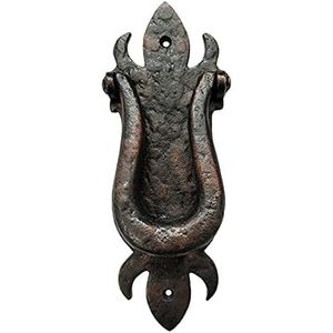 Coshik Exports - Timbre de Puerta de Hierro Fundido Antiguo, Bronce Envejecido, Diseño Tradicional, Herraje de Puerta Duradero, Instalación con Tornillos - Product Image 1