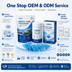 Pastiglie per il trattamento dei fossi settici con bioenzimi, formula personalizzata per camper, imbarcazioni, WC a cassetta, digestore di rifiuti, <span class=keywords><strong>deodorante</strong></span>, detergente per fossi settici - Product Image 5
