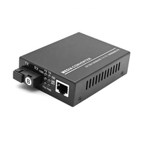 Convertisseur de média optique à fibre unique monomode 1.25Gbps 1 port SC Gigabit optique MM 1310/1550nm 3KM
