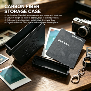 Caja de plástico para almacenamiento de película instantánea Polaroid, estuche protector portátil - Product Image 5