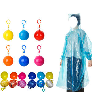 Açık tırmanma ve yürüyüş sıkıştırma küresel yağmurluk yetişkin seyahat Hangable taşınabilir tek kullanımlık plastik yağmurluk - Product Image 4