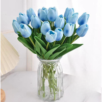 2026 China Bestseller PU Künstliche Tulpen Blumen Gelbe Rote Künstliche Tulpenblumenwand für Abschlussfeier und Muttertag