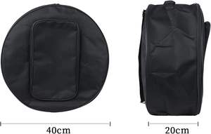 Bolsa de Almacenamiento para Platillos Resistente al Desgaste, Muestra Gratuita, Bolsa Compacta para Instrumentos, Bolsa de Transporte para Bateristas, Ideal para Viajes - Product Image 3