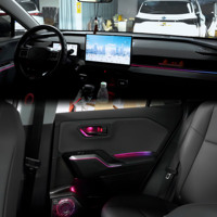 SJC- pour Toyota RAV4 Vellfire 2026 Kit d'éclairage d'ambiance pour l'intérieur de la voiture, mise à niveau de l'éclairage d'ambiance intérieur 64 couleurs