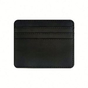Portefeuille porte-cartes en cuir PU personnalisé pour hommes et femmes, fin, unisexe, multi-emplacements, avec protection pour cartes de visite - Product Image 5