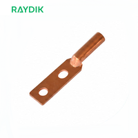Câble de Compression à sertir, Double trou, 35mm 50mm 70mm 95mm 120mm 150mm 185mm 240mm 300mm 400mm 500mm, 5 pièces