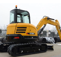 Mini-excavatrice compacte SY50U pour travaux en espace restreint