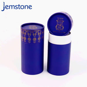 โลโก้ที่กําหนดเองเป็นมิตรกับสิ่งแวดล้อมงานฝีมือคราฟท์กระบอกบรรจุภัณฑ์หลอดกระดาษพร้อมฝาปิด - Product Image 5