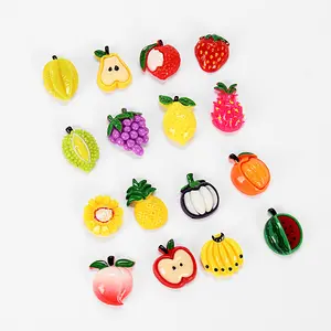 Creative vegetable 3d three-dimensional fruit fridge magnetic cute magnet paste magnet stone magnetic paste
