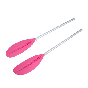 Nueva llegada: Remo de <span class=keywords><strong>kayak</strong></span> de aluminio ligero, desmontable, de doble hoja, de 2 secciones, con logotipo personalizado, <span class=keywords><strong>para</strong></span> remo en agua. - Product Image 3