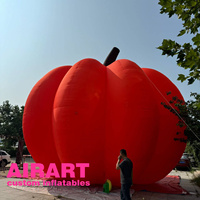 Grande décoration de fête d'Halloween en forme de citrouille souriante surdimensionnée, ballon gonflable, fournisseur de décorations d'Halloween gonflables