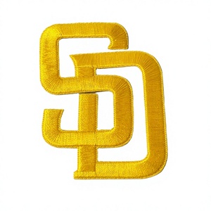 Parches Bordados Termoadhesivos de los San Diego Padres de la MLB, Alfabeto de la A a la Z, para Gorras, Camisetas, Jeans y Bolsos - Product Image 2