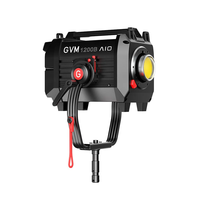 GVM SD1200B AIO Projecteur Vidéo LED Bi-Couleur Professionnel Haute Puissance 1200W à Très Haute Luminosité avec Dissipation Thermique