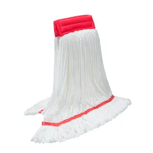 New High Quality Reusable Cleaning Tools Microfiber Easy Floor Heavy Duty Commercial Loop End Mop Head Replacement