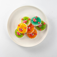 Schattige schapenvormige gummy snoepjes, cartoon dieren fruit smaak gummy, custom OEM private label groothandel snoep
