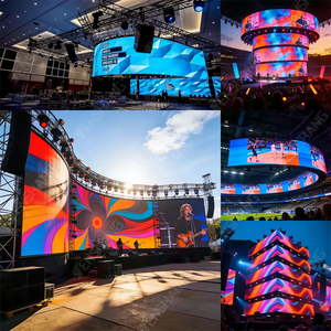 Panel de Pantalla LED Flexible Curvo a Todo Color con Píxeles de 2.6mm, Resolución 4K, Legible Bajo la Luz Solar, Impermeable IP66, Brillo 4500 - Product Image 2