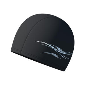 Gorro de Natación de Poliéster Jiehu, Color Sólido, Elástico, Unisex, para Adultos, Hombres y Mujeres - Product Image 3