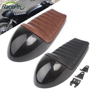 RACEPRO Nouveauté Siège rétro personnalisé pour moto Cafe Racer <span class=keywords><strong>Vintage</strong></span> Remplacement de selle à bosse adaptée à Yamaha Kawasaki <span class=keywords><strong>Honda</strong></span> - Product Image 6